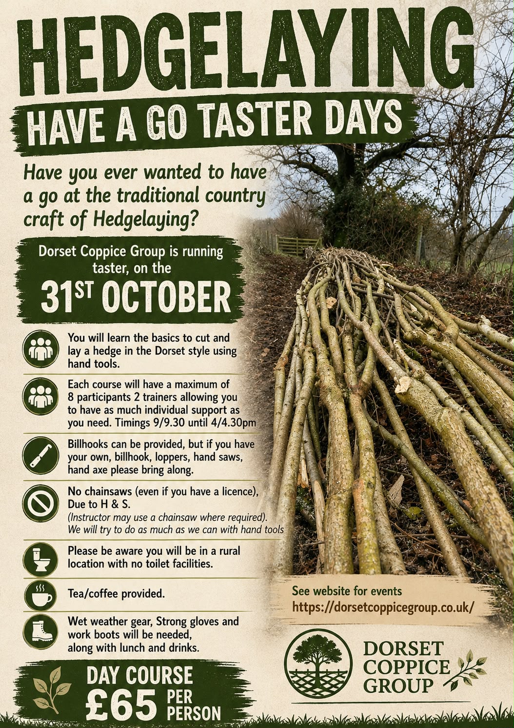 HEDGELAYING HAVE A GO TASTER DAYS